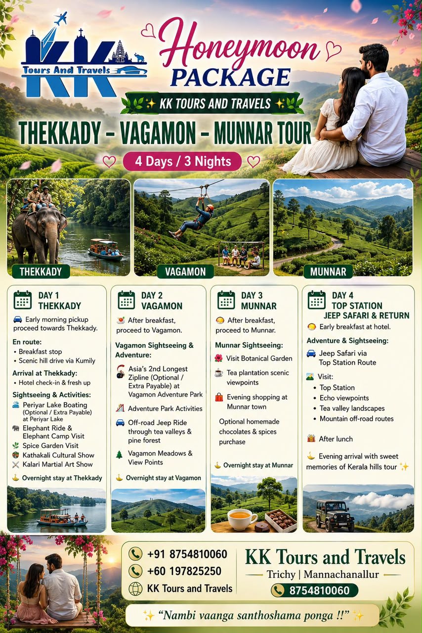 Honeymoon Package — tour package poster